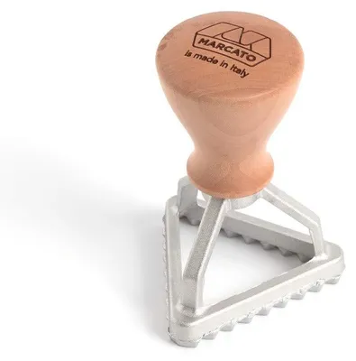 Ausstechform Ravioli & Kekse, dreieckig, 54 mm, Alu/Holz