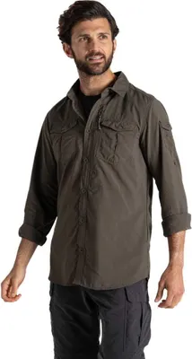 Produktbild von Craghoppers Nosilife Adventure Iii Langarmhemd Grün S Herren Grün S