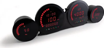 Immagine prodotto di Tachimetro Koso D48 GP Style nero con supporto universale