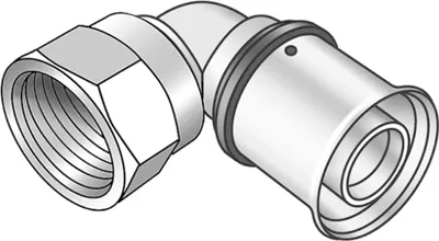Produktbild von KE Kelit KMU467, KELOX-ULTRAX, Übergangswinkel 90°, mit IG 20x3/4", 1 Stk.