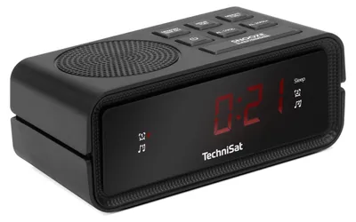 Productafbeelding van TechniSat DIGICLOCK 2, Digitaal wekkerradio, Rechthoekig, Zwart, 5 - 35 °C, 87,5 - 108 MHz, Radio