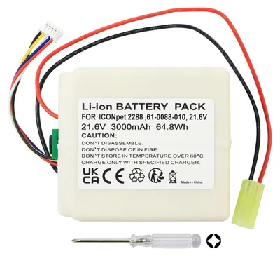 Akku 21,6 V 3000 mAh für Bissell ICONpet Pro Staubsauger