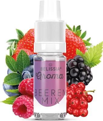 Produktbild von Belissia Lebensmittelaroma Beerenmix - 10ml Hochdosiertes Aroma - Kalorienfrei, Vegan - Für Speisen, Getränke, Shake, Quark, Nebelmaschine uvm.