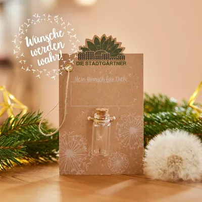 Produktbild von Kleiner Wunscherfüller im Glas Originelles Geschenk und Mitbringsel Persönlicher