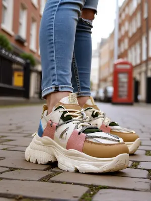 Obrázok produktu pre Royalfashion Dámske tenisky na hrubšej podrážke Reterri, veľkosť 38