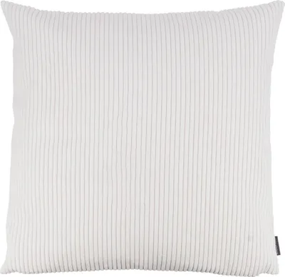 Produktbild von Kissenhülle Breitcord Baby Rib weiß div. Größen von SCHÖNER LEBEN. Größe 80x80cm (HxB) 80x80cm (HxB) Größe