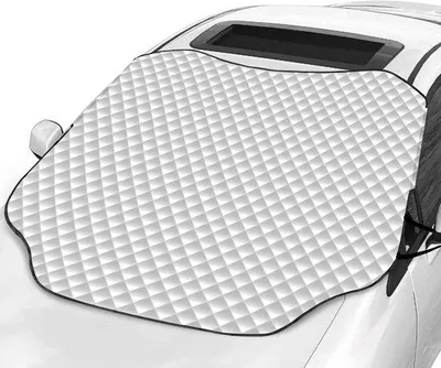 Productafbeelding van Famanu autostoelhoes voor de voorruit - magnetisch, opvouwbaar, bescherming tegen ijs en UV-straling - 147x116 cm