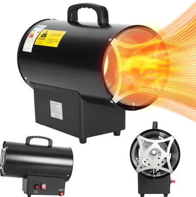 Obrázok produktu pre 15 kW plynový ohrievač, plynové vykurovacie zariadenie, zariadenie na LPG, mobilný ohrievač, konštrukčný ohrievač pre dielňu, garáž, stavenisko, sklad a skleník