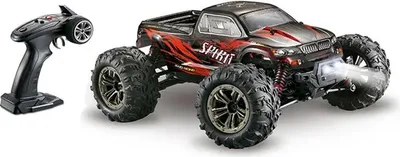 Obrázek produktu pro RC auto Q901 – 1:16, auto s pohonem všech kol (4WD) – bezkartáčový motor s maximální rychlostí 52 km/h – 2,4 GHz proporcionální řízení – LED osvětlení – RTR – červené