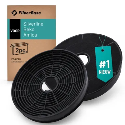 Aktivkohlefilter 2er-Set 160x160x23 mm für Dunstabzugshauben
