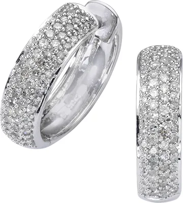 Zdjęcie produktu dla Diamenty Ellen K. Kolczyki złoto 585 z 130 diamentami o łącznej masie 0,50ct.