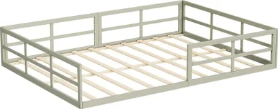 Produktbild von Bodenbett aus Metall Vitalispa Minno Greige 205 x 145 cm ohne Matratze, Model 56647