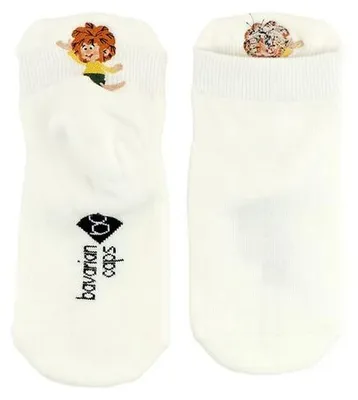 Produktbild von Bavarian Caps Sportsocken "Pumuckl winkt" kurz Weiß 41-46