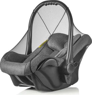 Produktbild von reer BiteSafe Insektenschutz für Babyschale, Moskitonetz, Mückennetz, Fliegennetz, Polyester, Schwarz, 87011