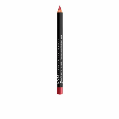 Produktbild von NYX Professional Makeup Suede Matte Lip Liner, Cherry Skies, Frauen, Phenyl Trimethicone, Microcrystalline Wax/Cera Microcristallina/Cire Microcristalline,..., Start with a sharpened Suede Matte Lip Liner and freshly exfoliated lips. Apply from the center of..., 1 g, 1 Stück(e)