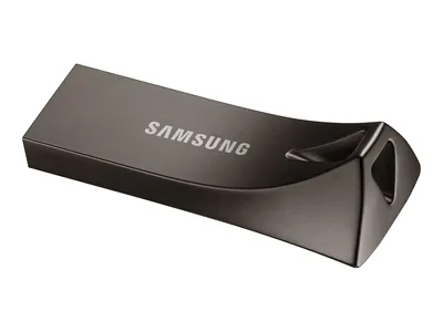 Produktbild von Samsung MUF-128BE4/EU BAR Plus 128 GB Typ-A USB 3.1 Flash Drive Titan Gray