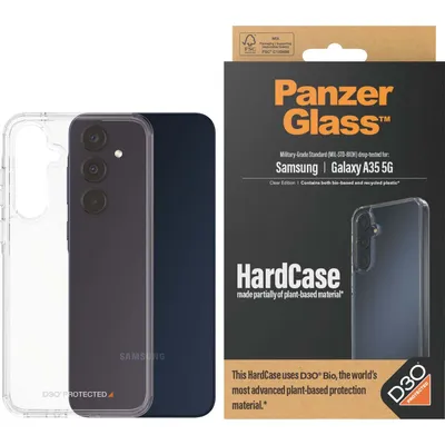 Produktbild von PanzerGlass HardCase - Clear Edition - hintere Abdeckung für Mobiltelefon - kompatibel mit MagSafe - D3O , Kunststoff - durchsichtig - für Samsung Galaxy A35
