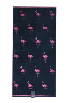 Produktbild von jilda-tex Strandtuch/Badetuch (Flamingo Allover) 90x180 cm