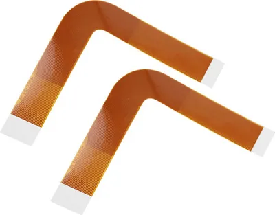 Two flexible flat cables for a PS2 pickup laser lens.