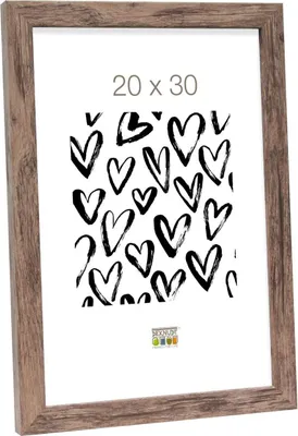 Produktbild von Deknudt S45RH3AR Holzrahmen braun 15x20 cm Antireflexglas