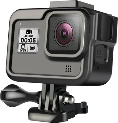 Image de Caméra de sport Cadre en métal pour Gopro Hero 8 Noir Boîtier en aluminium Coque noire
