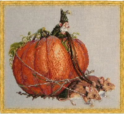 Produktbild von Nimue Kreuzstich Set "Der Wagen", Zählmuster, 27K, 25x23cm