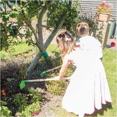 Image de Bigjigs Toys Râteau de jardin vert
