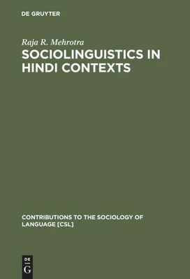 Produktbild von Sociolinguistics in Hindi Contexts