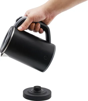 Produktbild von Wasserkocher 800ML Reisewasserkocher 600W Mini Teekocher (Schwarz)