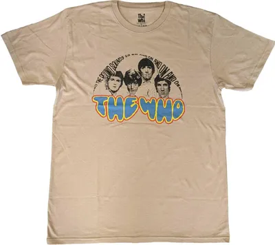 Image de The Who - T-shirt "On And On" pour homme/femme unie RO5774 (L) (Sand)
