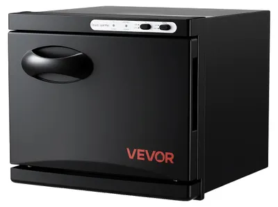 Produktbild von VEVOR Heißer Handtuchwärmer, 23L Großer Handtuchwärmer Schrank mit Durchsichtfenster, Clips & Edelstahlregale, hält bis zu 36 Handtücher, Rundum-Heizschrank für Spa, Friseur, Maniküre, Massage, Salon, 8 L