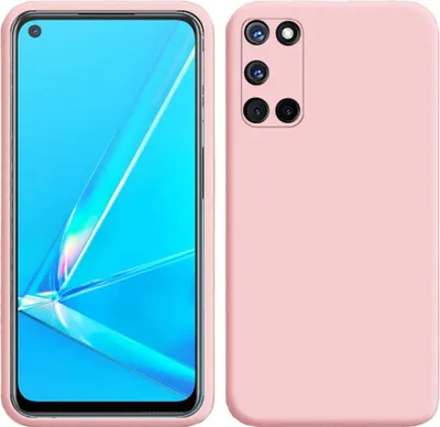 Produktbild von OPPO A92 Hülle, LaimTop Flüssig Silikon Soft Gummi Schutzhülle für OPPO A92 Rosa
