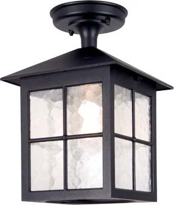 Produktbild von Elstead Winchester Außen-Deckenleuchte E27 28cm Schwarz IP43
