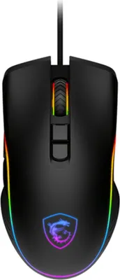 Obrázek produktu pro MSI FORGE GM300, Pro praváky i leváky, Optický, USB Typ-A, 7200 DPI, Černá