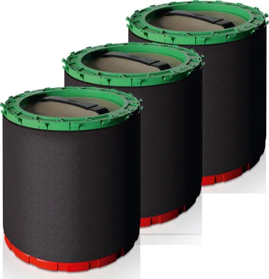 Produktbild von Unger DIUB3, Unger, DIUH2, DIUH3, DIUK2, DIUK3, DIUKS, DIUKF, Schwarz, Grün, Rot, 3 Stück(e)