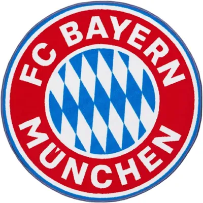 Image de Tapis FC Bayern München Logo rond diamètre 1m