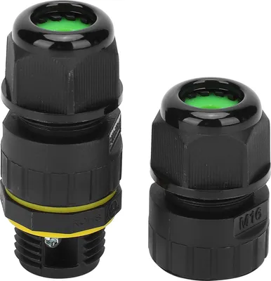Obrázek produktu pro Vodotěsný elektrický kabelový konektor 3-žilový venkovní drátový kloub M16-3P IP68 0,5  1,5 mm23,5?7mm