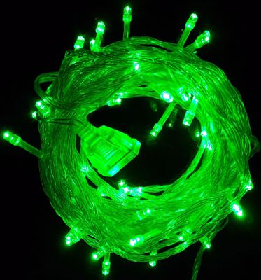 ​10M 100 LED Lichterkette Grün 8 Lichtmodi Party Garten Innen Außen Deko Weihnachtsbeleuchtung