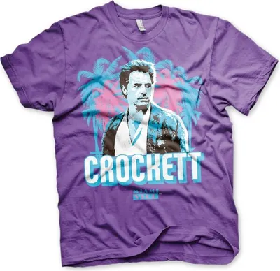 Immagine prodotto di Maglietta Crockett Palms - Media - Viola