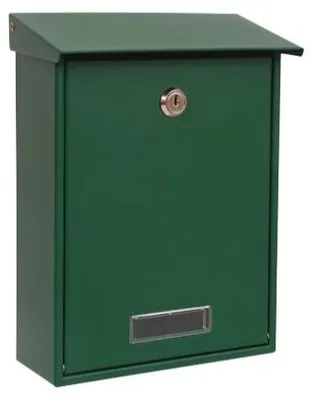 Produktbild von Skrzynka na listy 2 Briefkasten grün RAL 6005 Metall