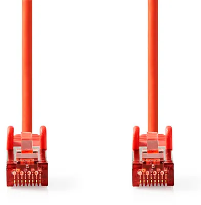 Productafbeelding van Nedis CCGL85221RD10, 1 meter, Cat6, S/FTP (S-STP), RJ-45, RJ-45, Rood