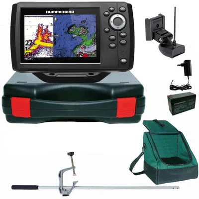 Produktbild von Humminbird Helix 5 Chirp GPS G3 GPS Kartenplotter Echolot Portabel Master Plus- Komplett mit Geber