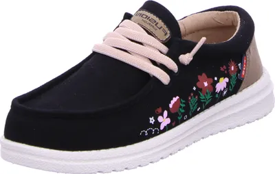 Produktbild von Fusion Damen Halbschuhe Emma 23245-37, 23245-38, 23245-39, 23245-40, 23245-41, 23245-42 FUS-123632 flowers black 41 [Schuhe Frau]
