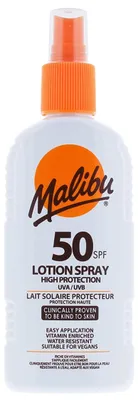 Obrázok produktu pre Malibu Opaľovací Sprej SPF50 Vodoodolný 200ml