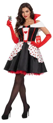Produktbild von Fun Shack Herzkönigin Kostüm Damen, Märchen Halloween Kostüm Damen, XL