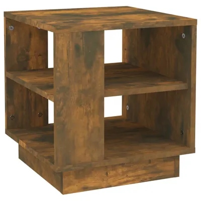 Zdjęcie produktu dla vidaXL Stolik kawowy dąb wędzony 40x40x43 cm materiał drewnopochodny