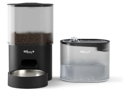 Immagine prodotto di Distributore automatico di cibo Eziclean Nutribot Connect Max per gatti e piccoli cani (2,5 litri/2)