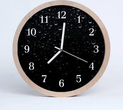 Produktbild von Holzuhr 20fi cm wanduhr - fällt der Natur