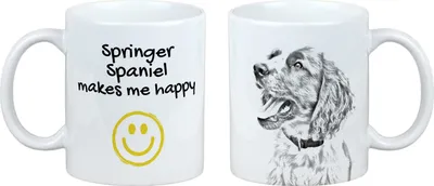 Obrázek produktu pro Anglický kokršpaněl – hrnek s motivem psa, veselý hrnek pro milovníky psů, personalizovaný dárek značky Art-Dog