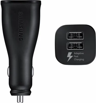 Immagine prodotto di Caricabatterie per auto Samsung Dual Port Fast Charge 2A + cavo da micro USB a USB